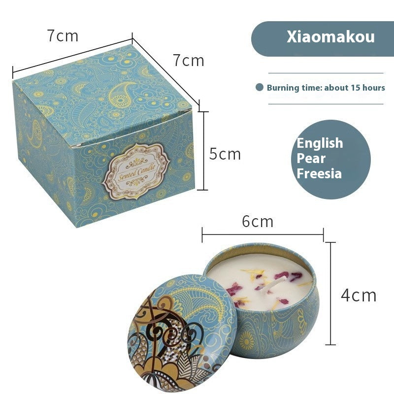Tinplate Box Jar Aromatherapy Candle
