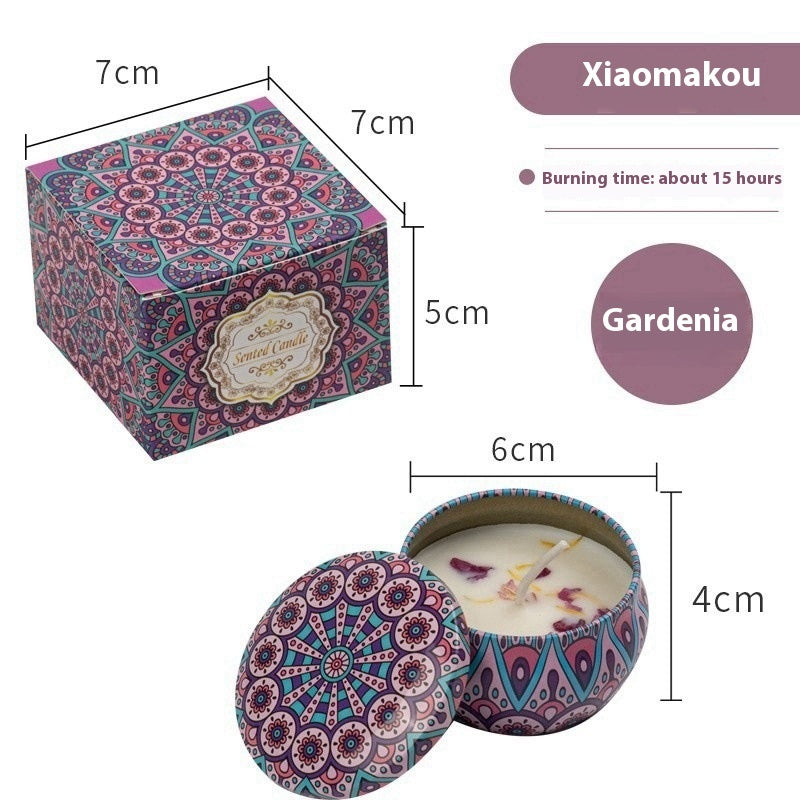 Tinplate Box Jar Aromatherapy Candle