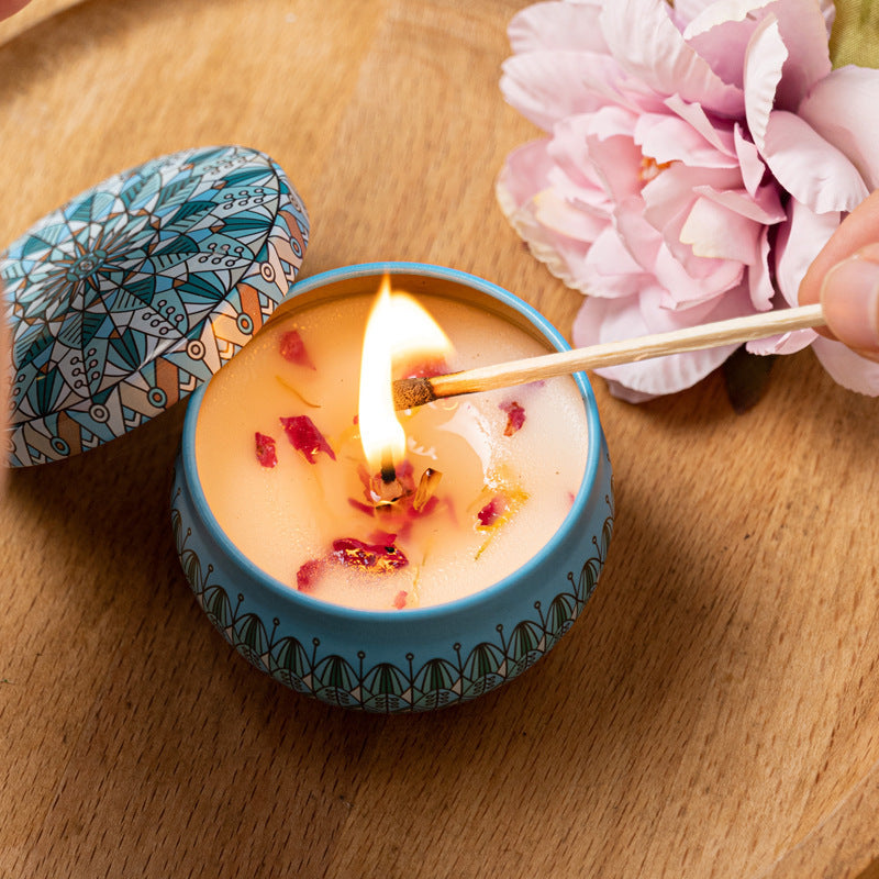 Tinplate Box Jar Aromatherapy Candle