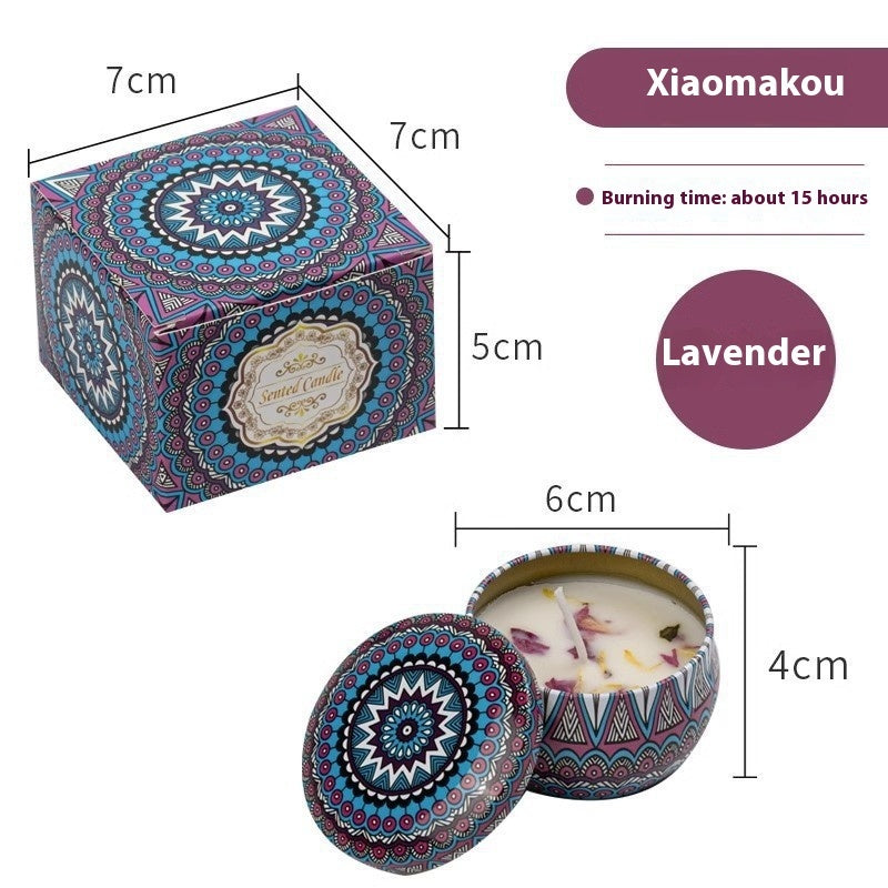 Tinplate Box Jar Aromatherapy Candle