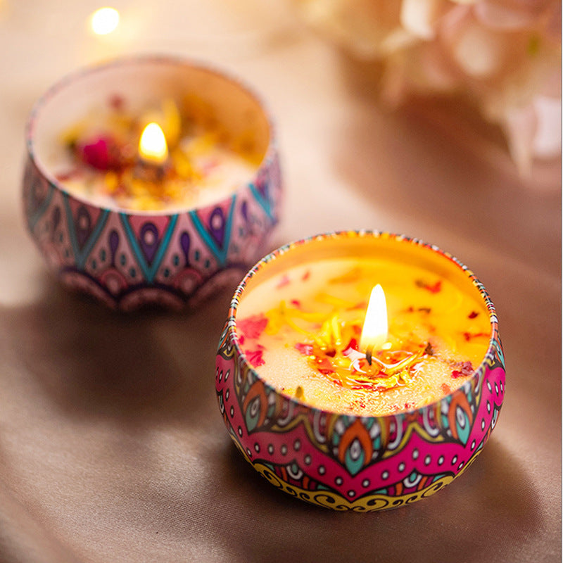 Tinplate Box Jar Aromatherapy Candle