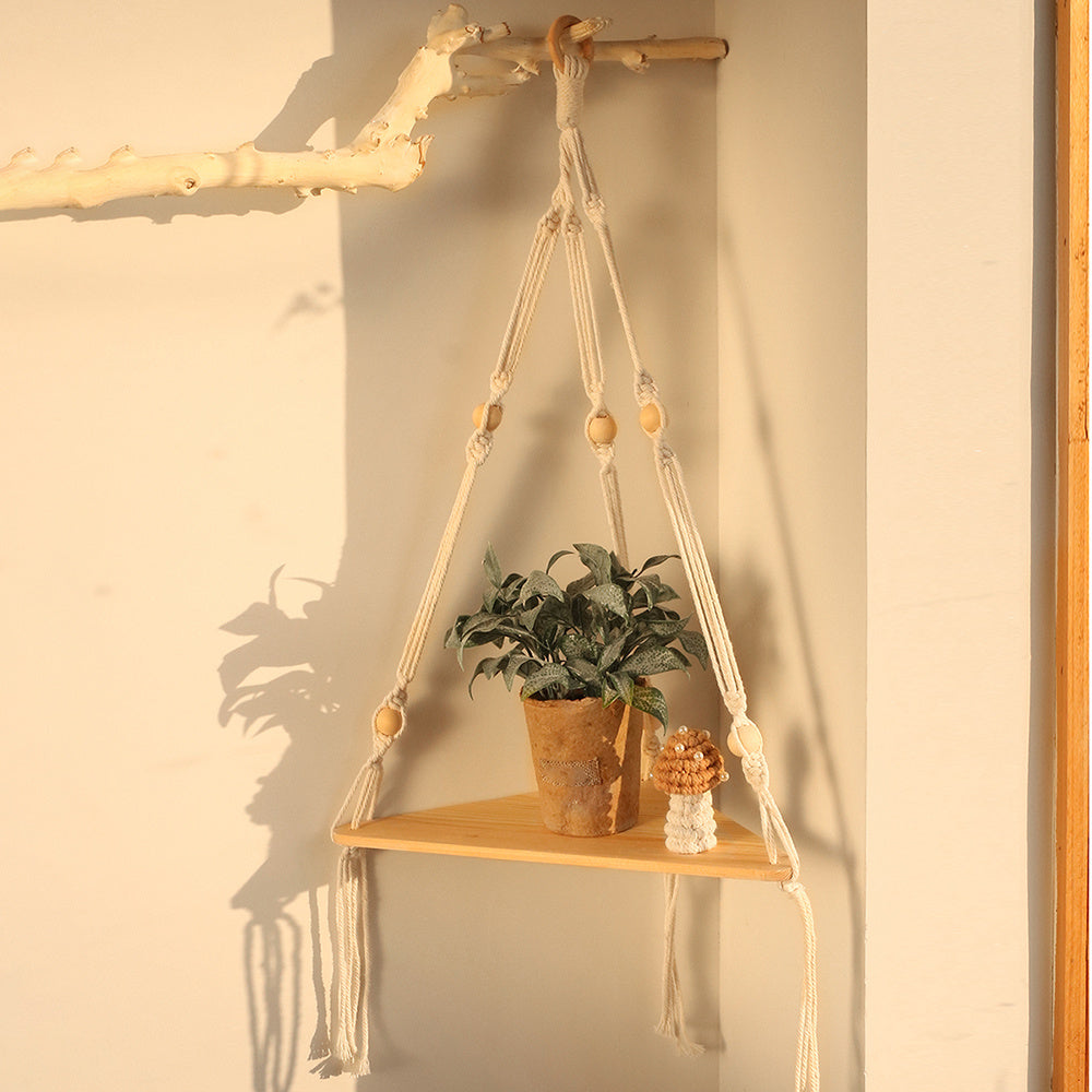 Macrame Shelves For Bedroom Plant Boho Home Decor