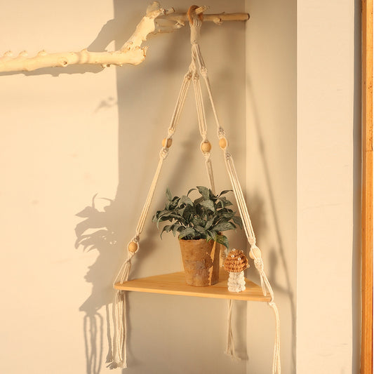 Macrame Shelves For Bedroom Plant Boho Home Decor