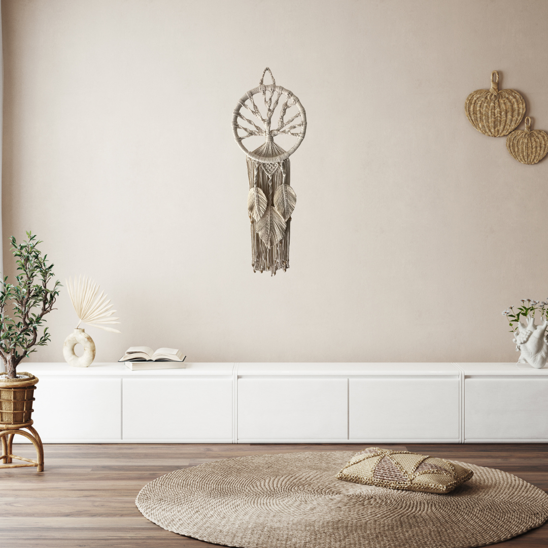 Macramé Tree of Life Wall Hanging – Handmade Boho Decor