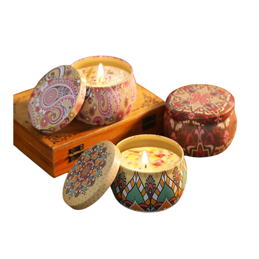 Tinplate Box Jar Aromatherapy Candle